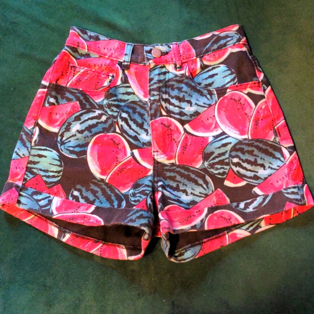 American Apparel Watermelon Shorts Size 26/27